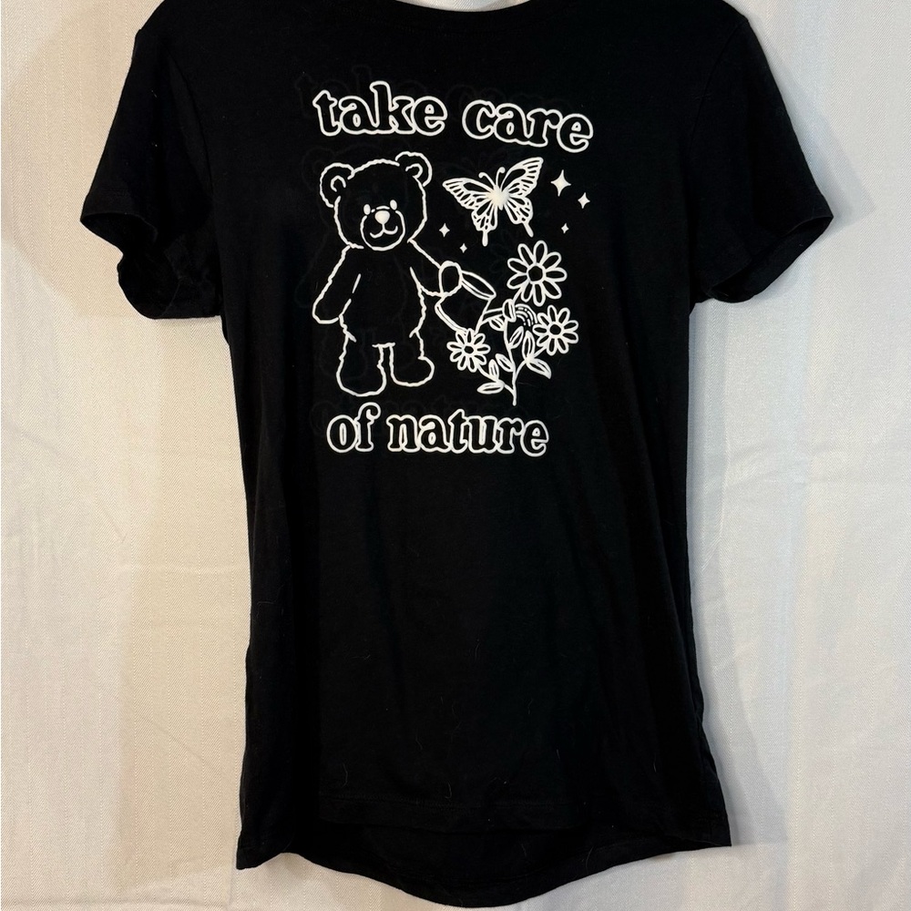 Aeropostale Black Kids T-Shirt with Nature Design